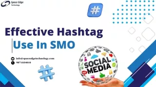 Importance of Hashtags in SMO