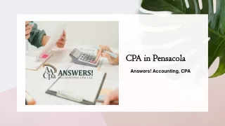 CPA in Pensacola