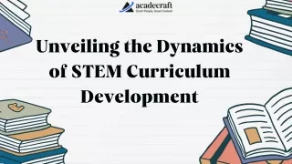Unveiling the Dynamics of STEM Curriculum Development (1)
