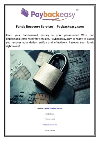 Funds Recovery Services  Paybackeasy.com2