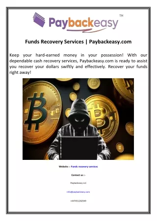 Funds Recovery Services  Paybackeasy.com 3