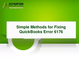 Straightforward Way To Mend QuickBooks Error 6176