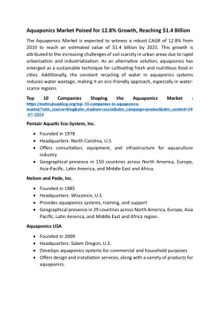 Aquaponics Market_Blog