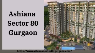 Ashiana Sector 80 Gurgaon | Premium Homes