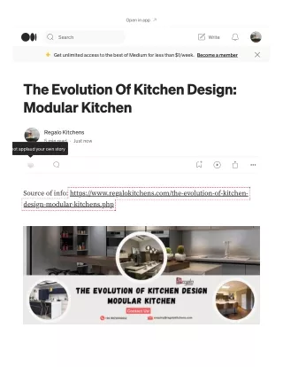 The Evolution Of Kitchen Design: Modular Kitchen