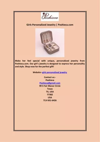 girls personalized jewelry