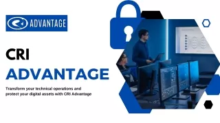 EDR Solutions - CRI Advantage