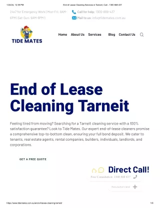 End Of Lease Cleaning Services Tarneit