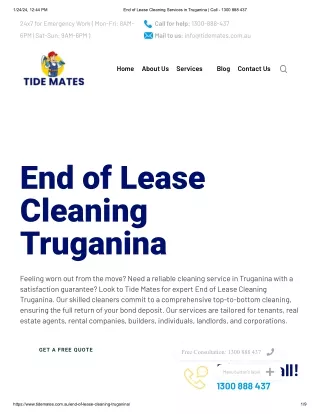 End Of Lease Cleaning Services Truganina