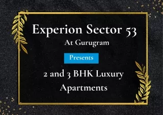 Experion Sector 53 Gurugram - Brochure