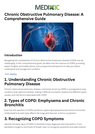 Chronic Obstructive Pulmonary Disease