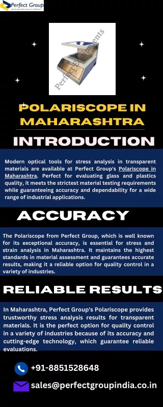 Polariscope in Maharashtra