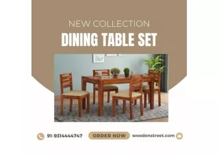 Stunning 4-Seater Dining Ensemble.