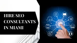 Hire SEO consultants in Miami