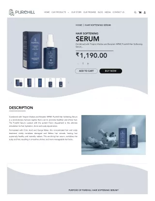 Hair Softening Serum for Healthier and Shinier Hair