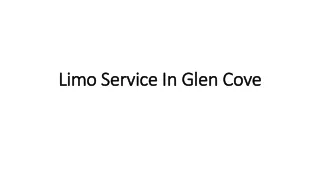 Limo Service In Glen Cove