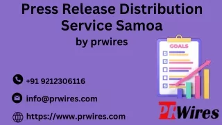 Press Release Distribution Service Samoa