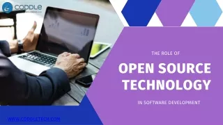 The Role of Open source Technology in Software Development