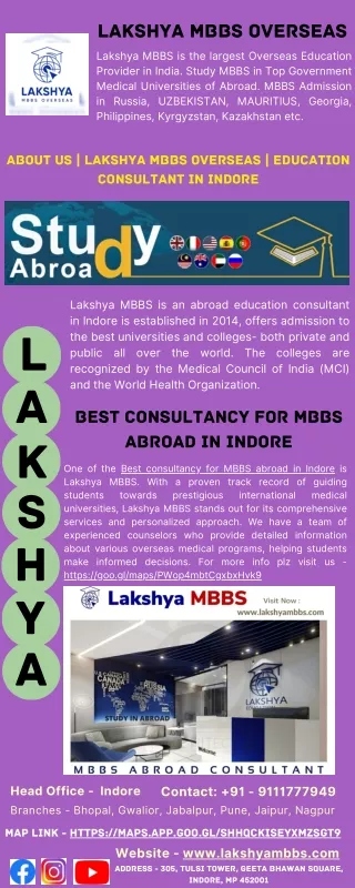 Best Consultancy for MBBS Abroad in Indore