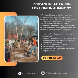 Propane Installation for Home in Albany NY