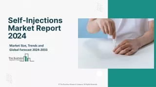 Self-Injections Market Insights 2024-2033: Analysis Report