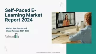 Self-Paced E-Learning Market Strategies 2024-2033