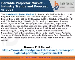 Portable Projector Market