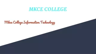 Mkce College Information Technology