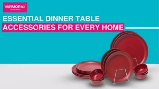 Essential Dinner Table Accessories for Every Home