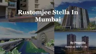 Rustomjee Stella Mumbai | Price list & Available Apartments for Sale