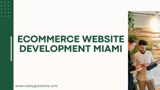 ecommerce website development miami