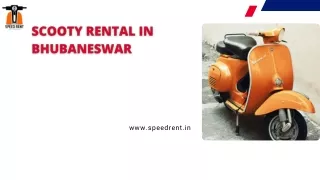 scooter rental in bhubaneswar