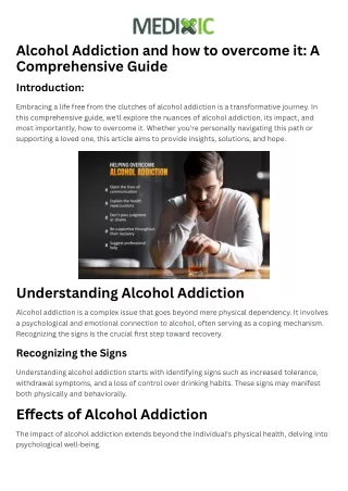 Alcohol Addiction