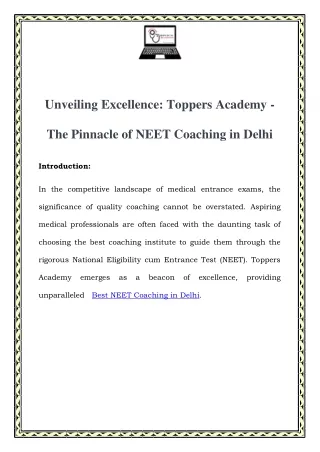 Best NEET Coaching in Delhi Call-07827048964