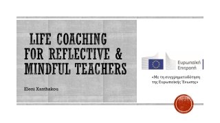 Life coaching for reflective & mindful teachers