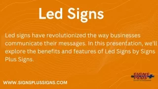 Led Signs