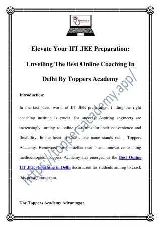 Best Online IIT JEE  Coaching in Delhi Call-7827048964