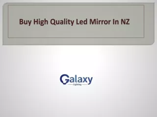 Buy High Quality Led Mirror In NZ