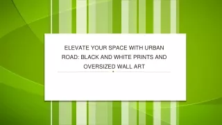 Elevate Your Space with Urban Road Black and White Prints and Oversized Wall Art