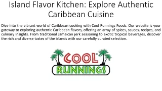 Island Flavor Kitchen_Explore Authentic Caribbean Cuisine