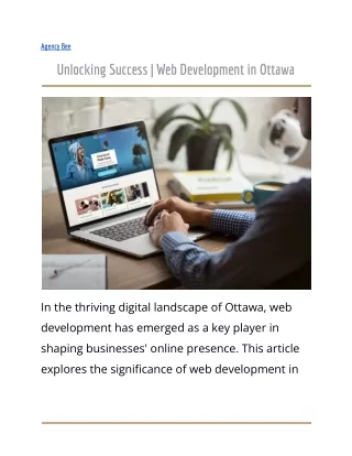 Unlocking Success _ Web Development in Ottawa