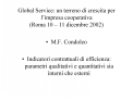 Global Service: un terreno di crescita per l impresa cooperativa Roma 10 11 dicembre 2002