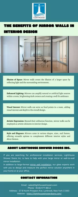 The Benefits of Mirror Walls in Interior Design