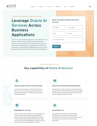 The Power of Oracle AI Services Revolutionizing Your Business