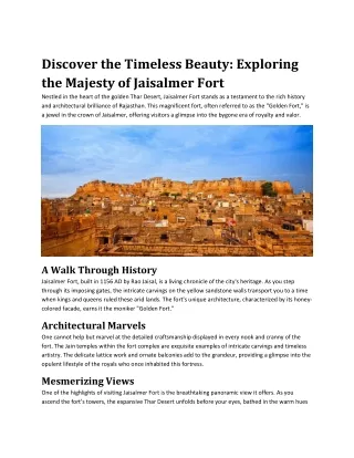Discover the Timeless Beauty