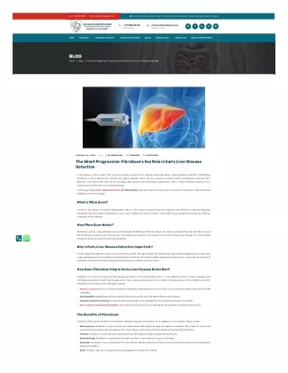 The Silent Progression: FibroScan’s Key Role in Early Liver Disease Detection