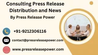 Press Release Distribution Service