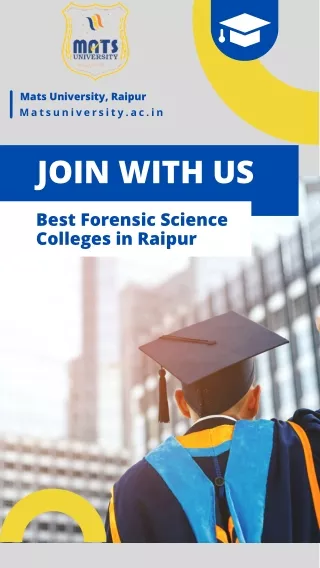 Forensic Science Colleges in Raipur