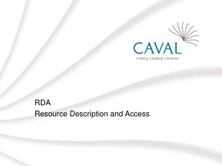 RDA Resource Description and Access