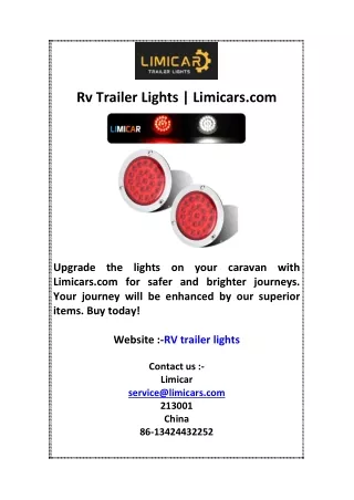 `RV trailer lights